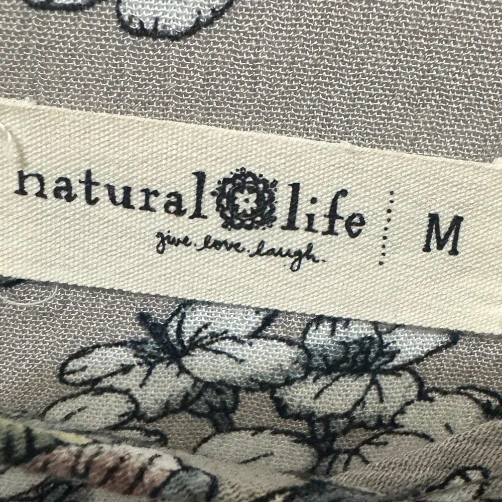 Natural Life Floral Boho Dress Size Medium